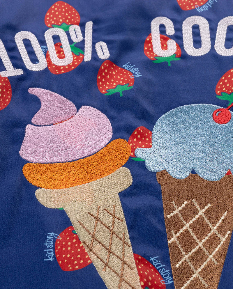Organic/Bio finishing cotton jacket | Strawberry