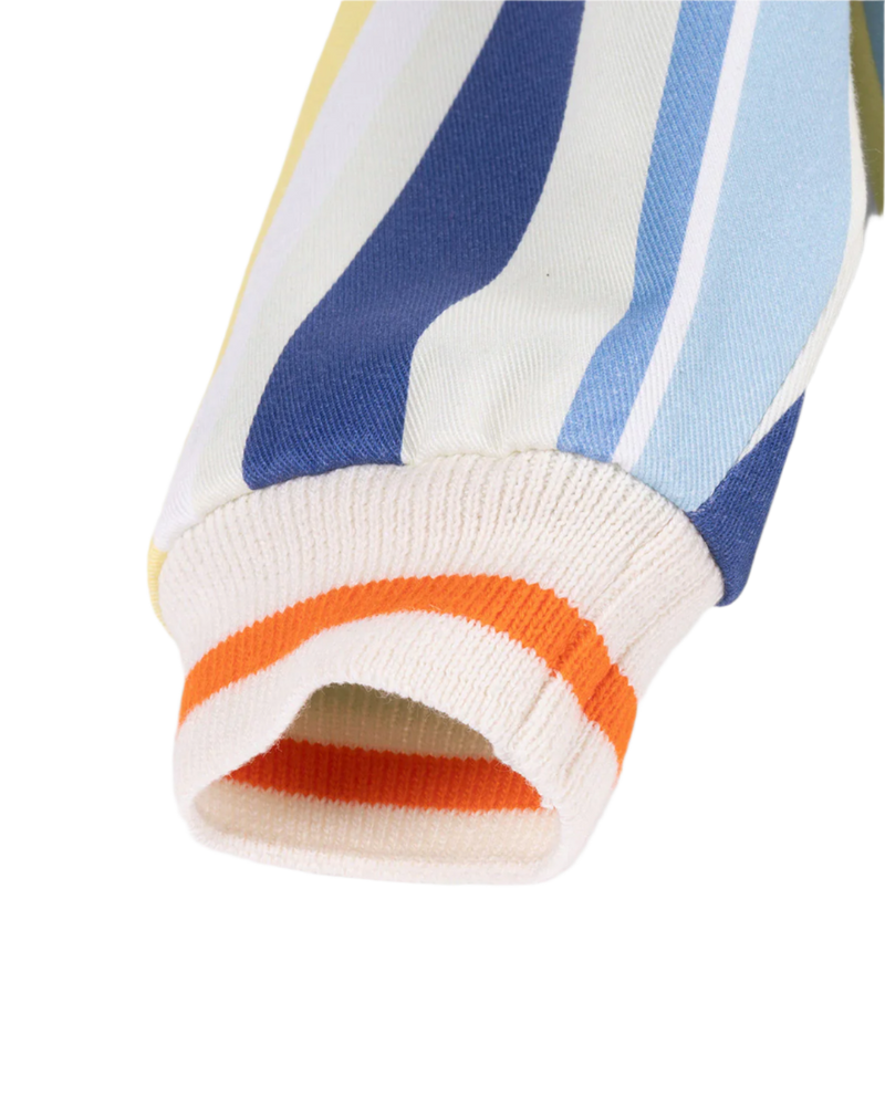 Organic/Bio finishing cotton jacket | Colorful Stripes