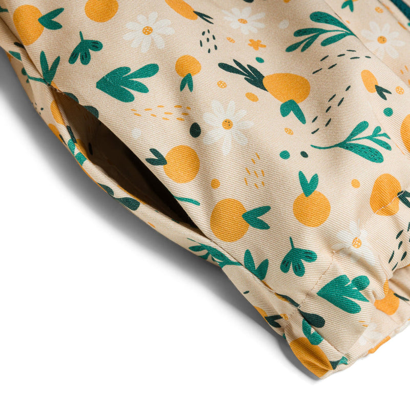 Bio finishing cotton jacket | Orange