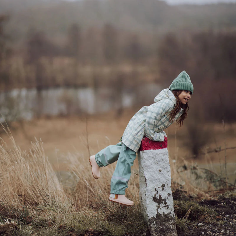 Fishtail Rain Jacket | Fern Plaid