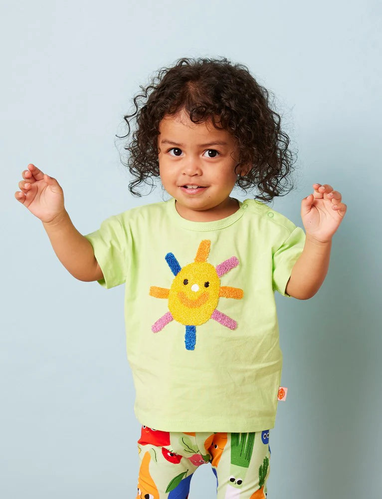 Sun Cotton Applique T-shirt