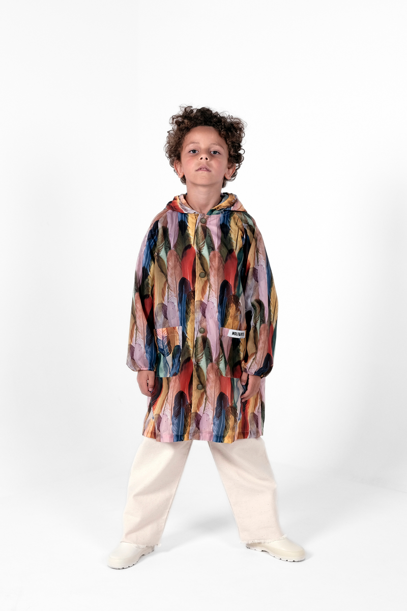 Núria Índios | Long sleeved rainproof outerjacket