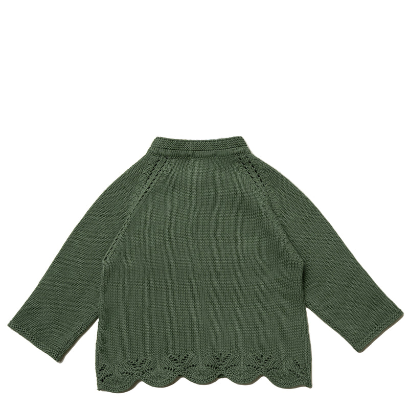 Elna cardigan | Bronze Green