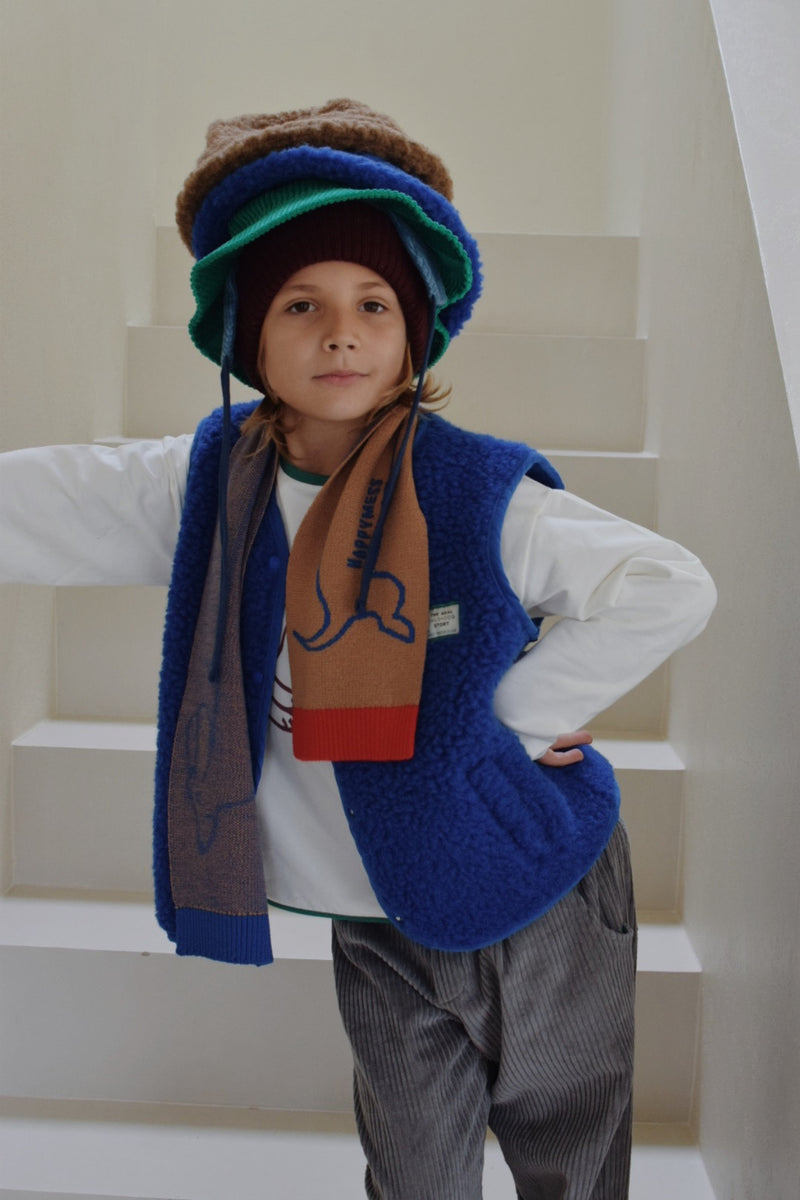 Merino Wool Scarf - Caramel Joy (Ducshund)