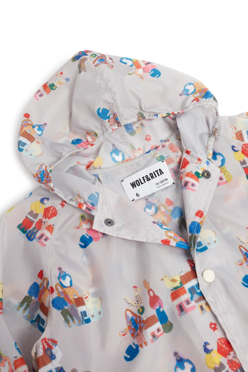 Núria Fado | Long sleeved rainproof outerjacket
