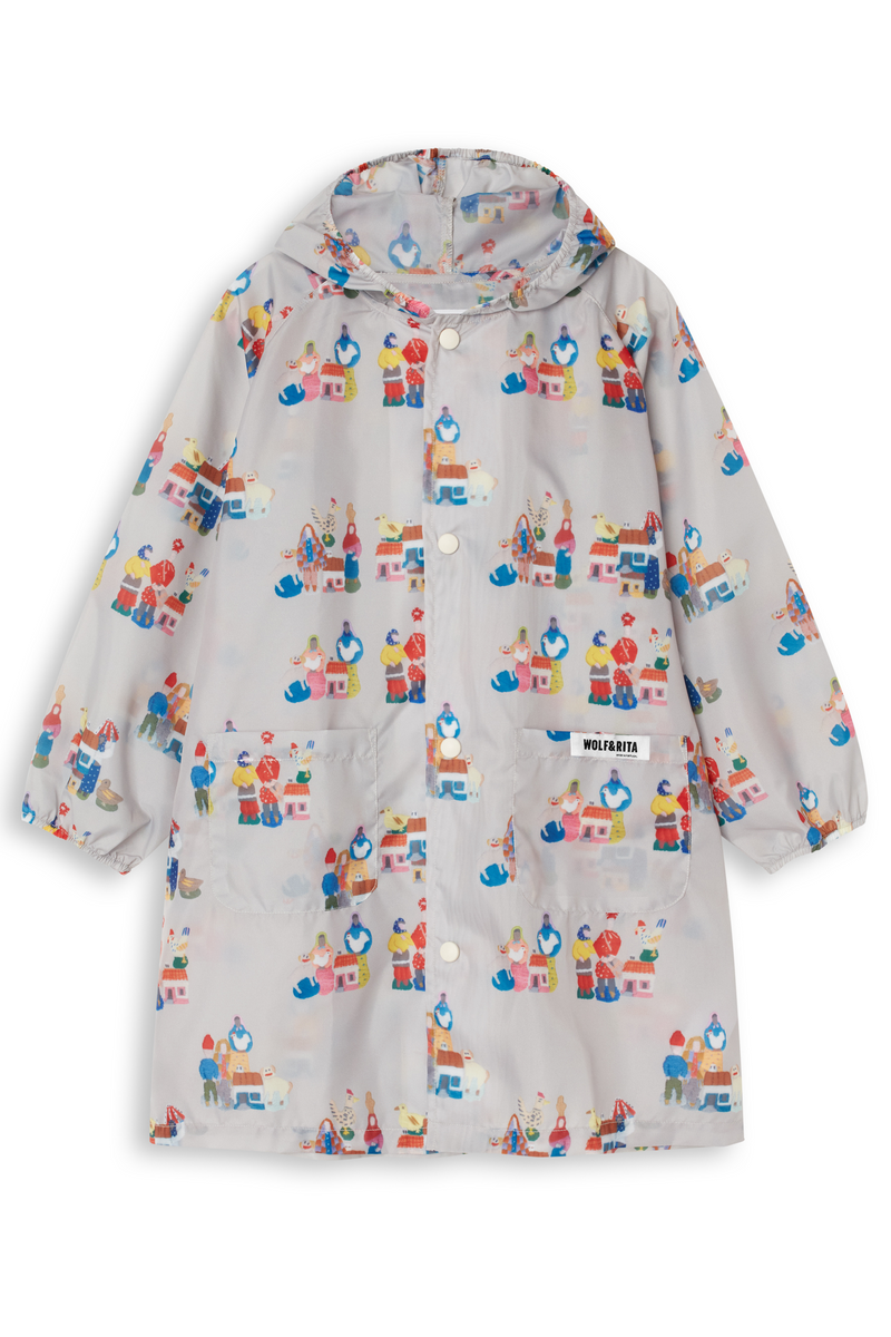 Núria Fado | Long sleeved rainproof outerjacket
