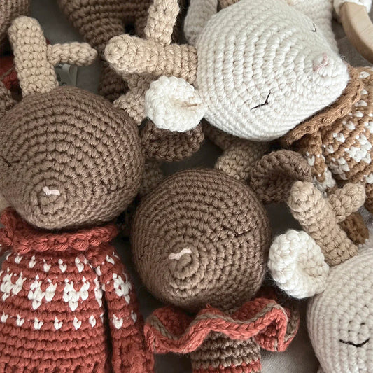 Robin Reindeer I Hearts Sweater Brown/Red