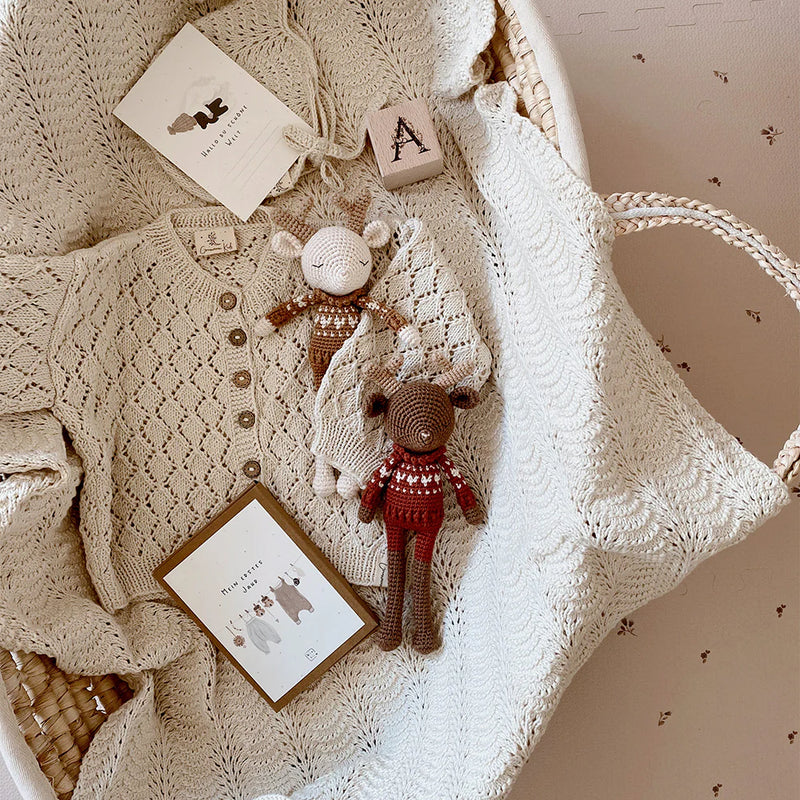 Robin Reindeer I Hearts Sweater Cream/Caramel