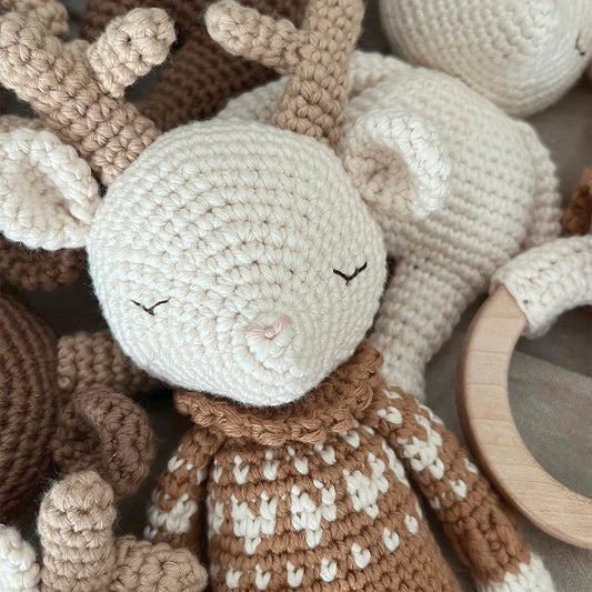 Robin Reindeer I Hearts Sweater Cream/Caramel