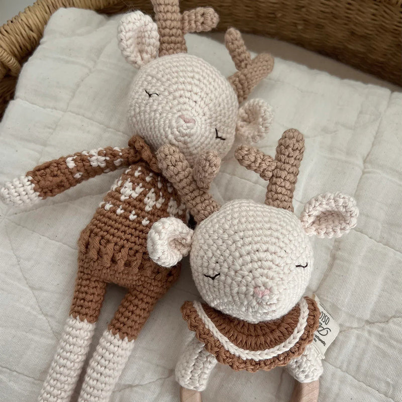 Robin Reindeer I Hearts Sweater Cream/Caramel