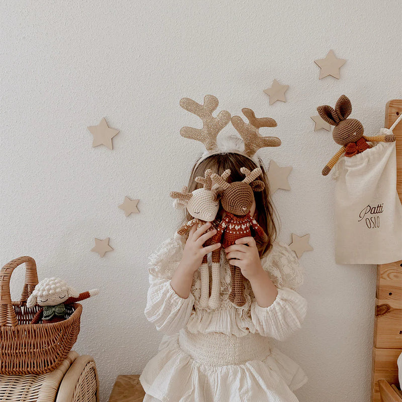 Robin Reindeer I Hearts Sweater Cream/Caramel