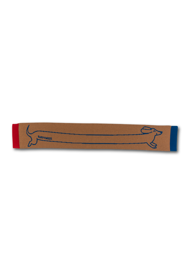 Merino Wool Scarf - Caramel Joy (Ducshund)