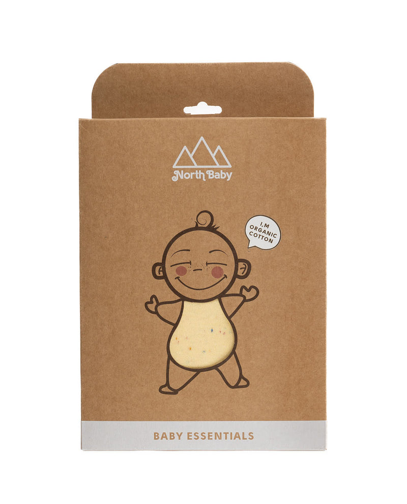 Organic Wrap Top & Footed Pants (Box) | Banana
