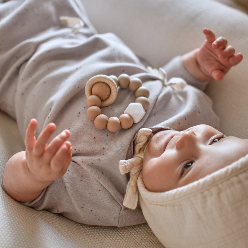 Organic Wrap Top & Footed Pants (Box) | Cloud
