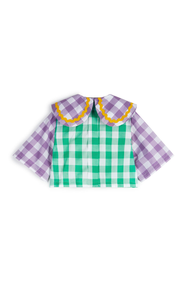 Leonilde Vichy | Cropped blouse