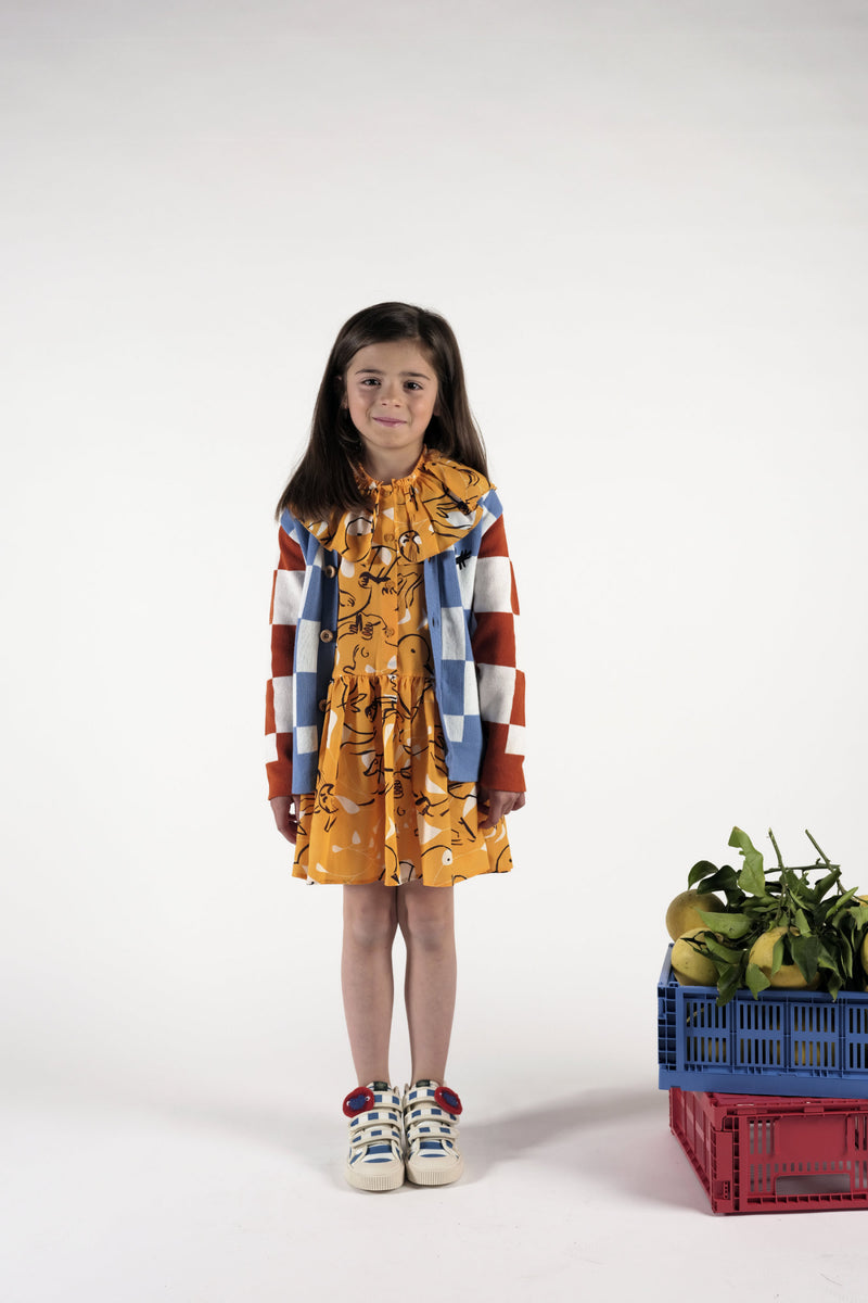 Samuel Check | Knitted cardigan