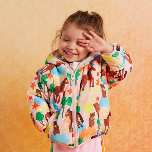 Giddy Up Kids Puffer Jacket