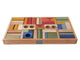 Rainbow blocks in tray 54 - pcs