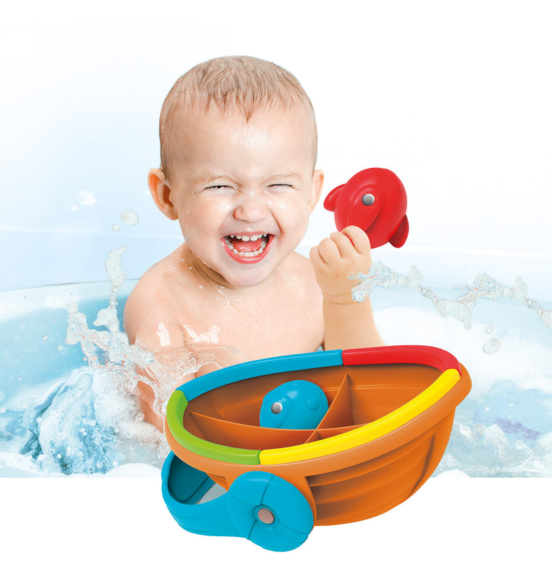 Baby Clementoni Βρεφικό Παιχνίδι Σετ Ψαρέματος Από Ανακυκλωμένα Υλικά Για 12-36 Μηνών