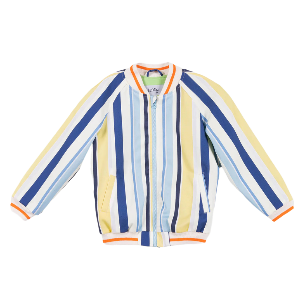 Organic/Bio finishing cotton jacket | Colorful Stripes