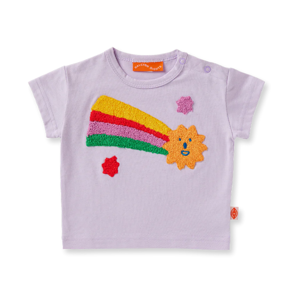 Rainbow Cotton Applique T-shirt