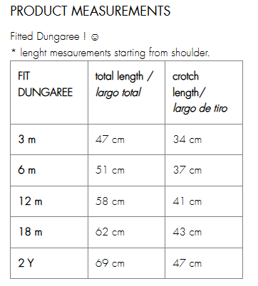 Latte Moon Phases Dungaree