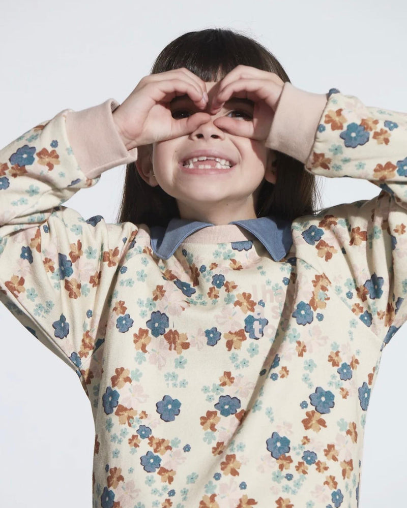 Nude Wild Flowers Sweatshirt