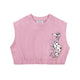 Dalmatian Pink Loose Crop Top