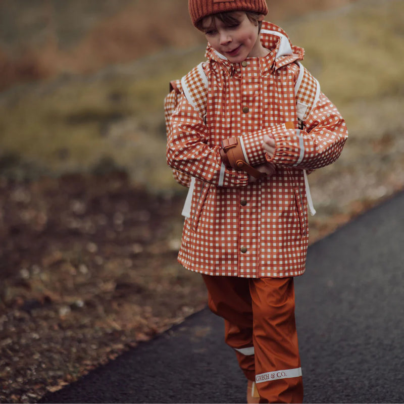 Fishtail Rain Jacket | Sienna Gingham