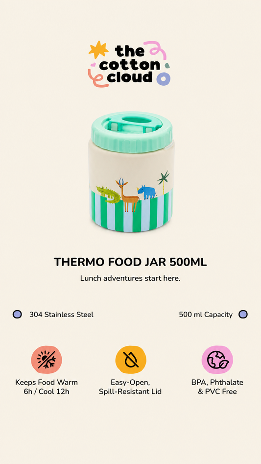 the cotton cloud - Thermo Food Jar Croc Rock 500ml
