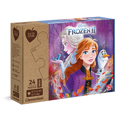 Clementoni Παιδικό Παζλ Eco Play For Future Maxi Frozen II 24 τμχ