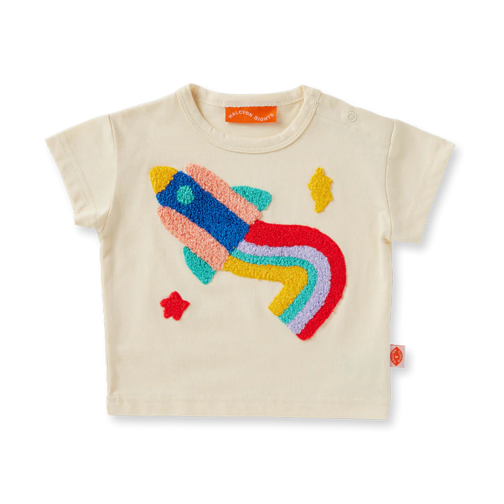 Rocket Cotton Applique T-shirt