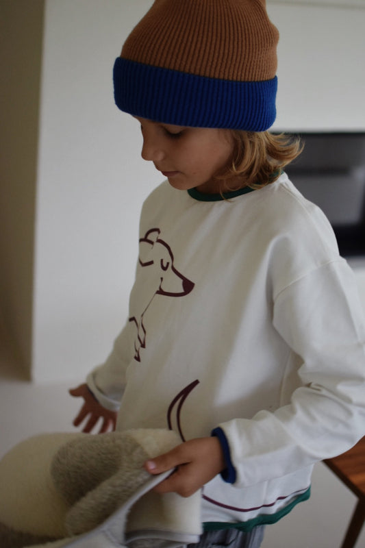 Merino Beanie Hat - Caramel Joy | Πλεκτό Σκουφί