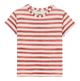 T-shirt Essential / Brik red stripes