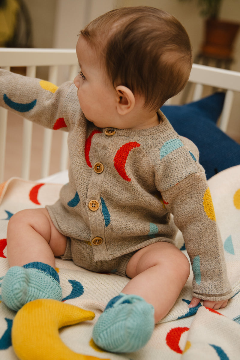 Latte Moon Phases Cardigan