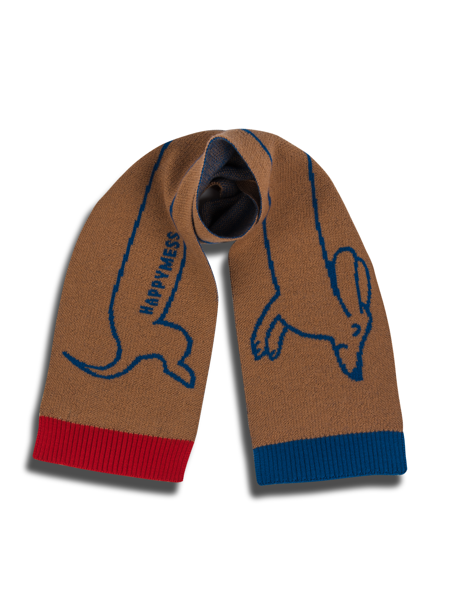 Merino Wool Scarf - Caramel Joy  | Πλεκτό Κασκόλ