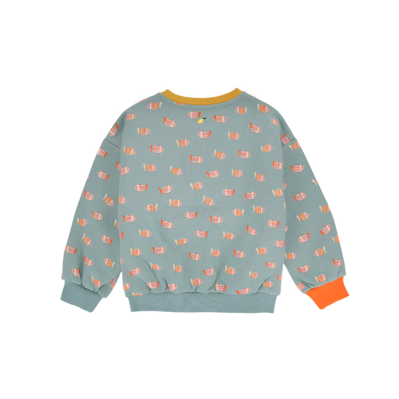 Sweater | fish all over | wonders of the deep sea