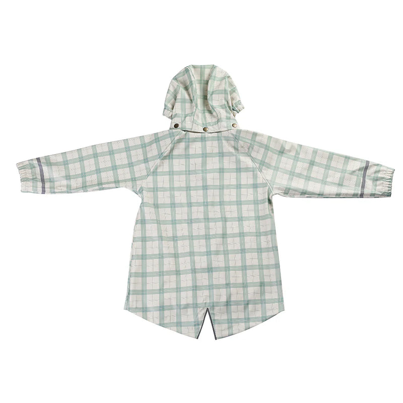 Fishtail Rain Jacket | Fern Plaid