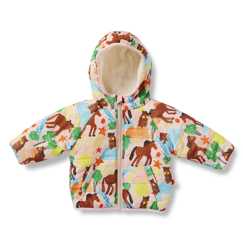 Giddy Up Kids Puffer Jacket