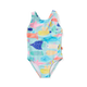 Long Sleeve Zip Bather Rainbow Reef