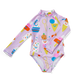 Long Sleeve Zip Bather Sundae Fun Day