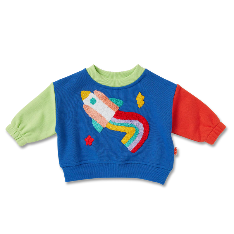 Rocket Ride Navy Sweater