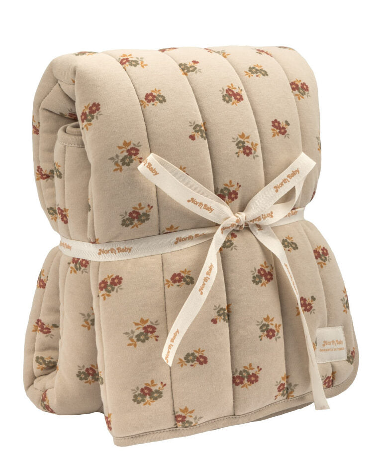 Blueberries Quilted Organic | Καπιτονέ Κουβέρτα