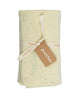 XL organic cotton blanket with recycled flecks (Aloe)