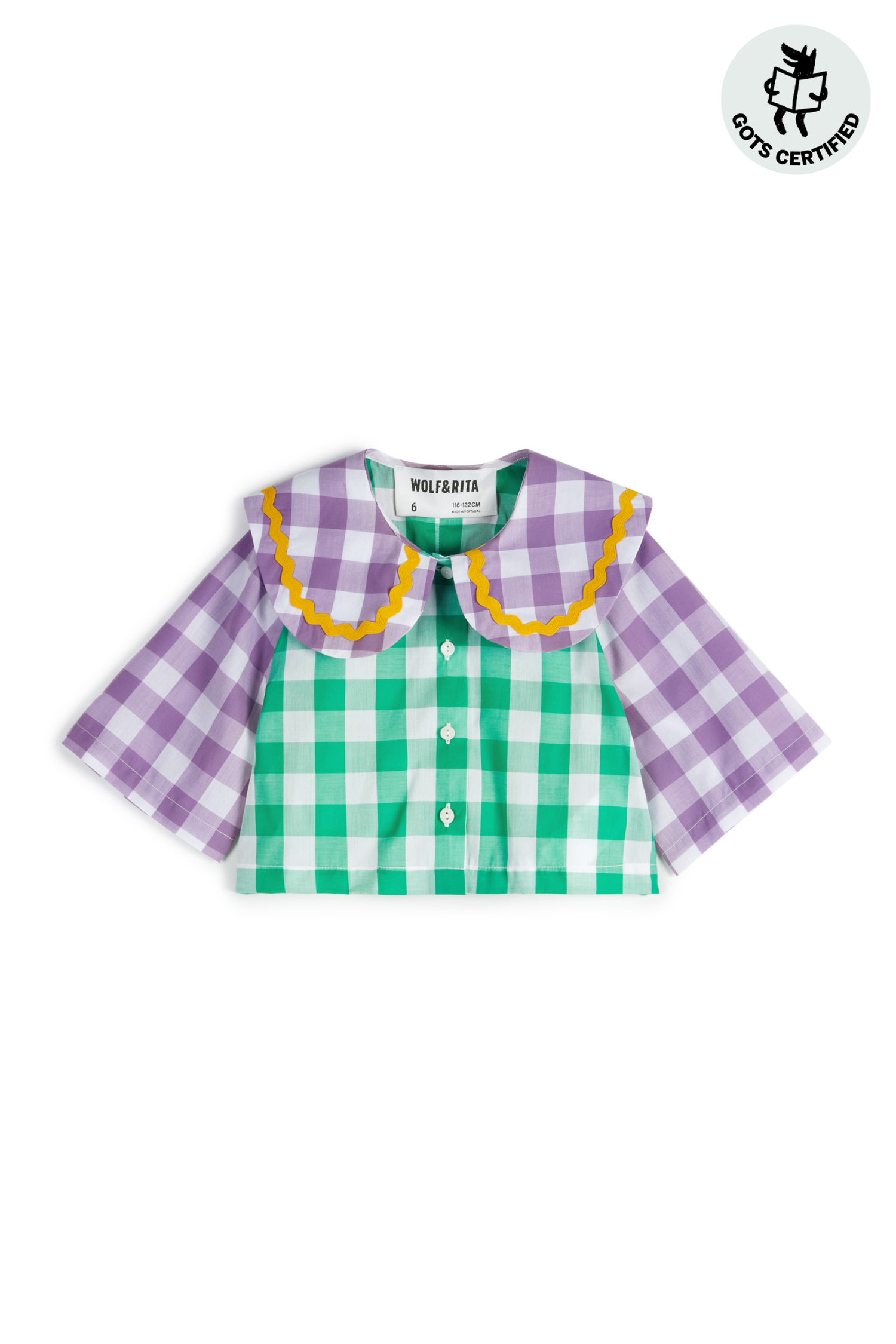 Leonilde Vichy | Cropped blouse