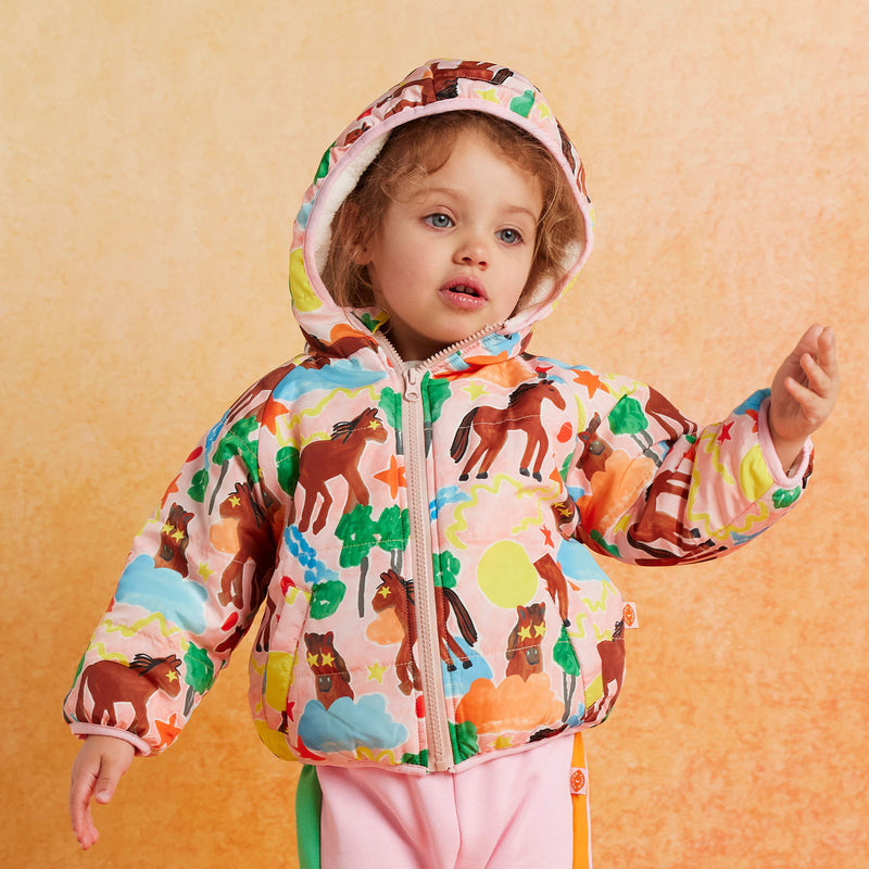 Giddy Up Kids Puffer Jacket
