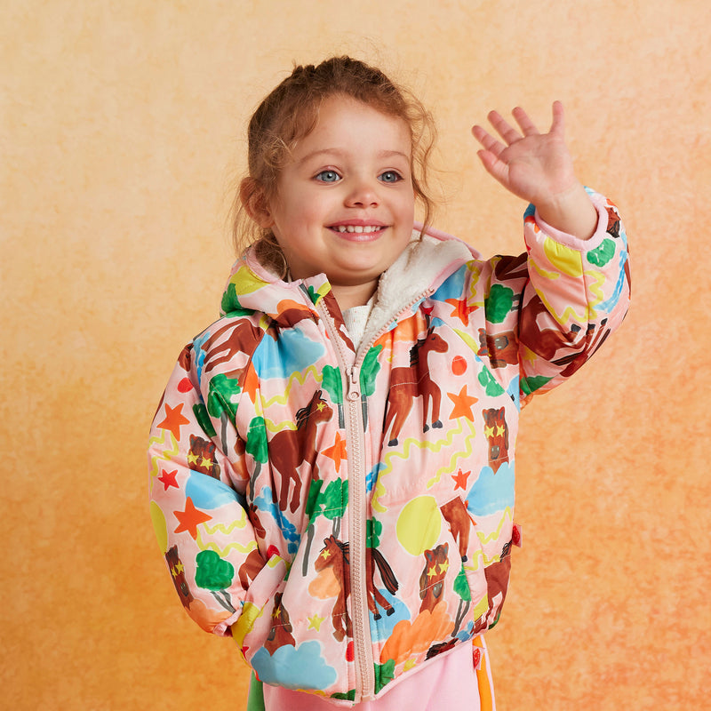Giddy Up Kids Puffer Jacket