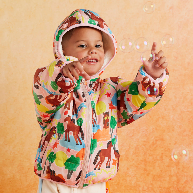 Giddy Up Kids Puffer Jacket