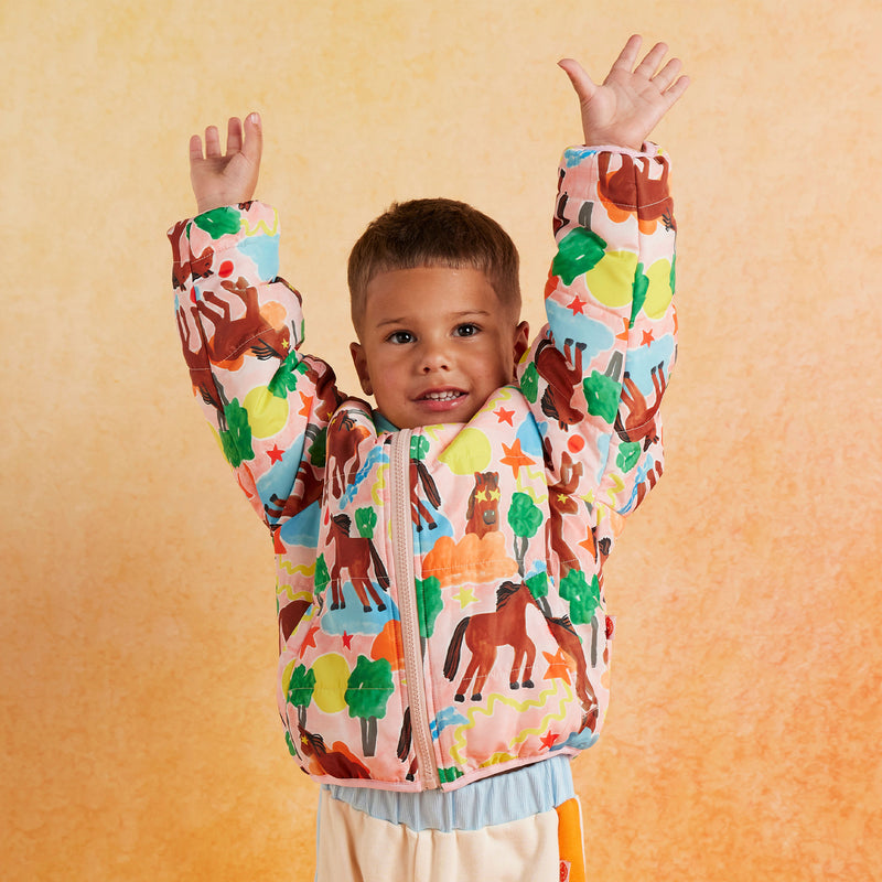 Giddy Up Kids Puffer Jacket