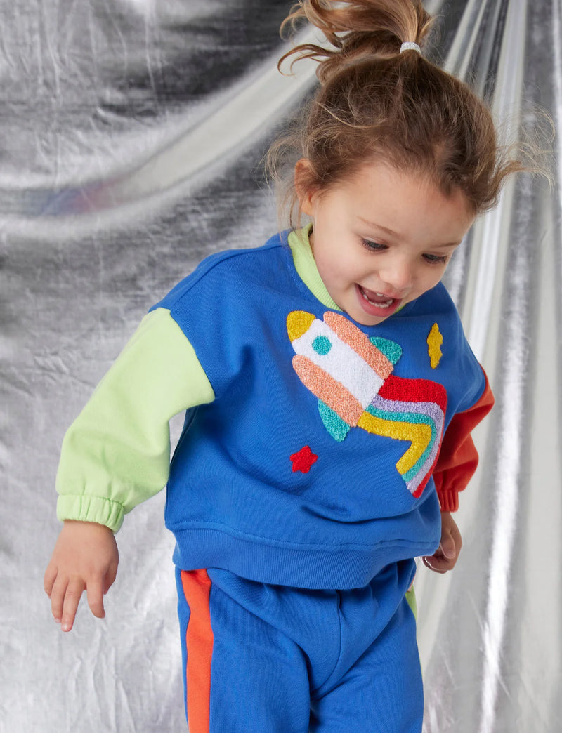 Rocket Ride Navy Sweater